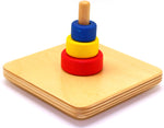 edu fun edufun 91009 Stapelturm 3 Disks - Stacking Tower 3 discs