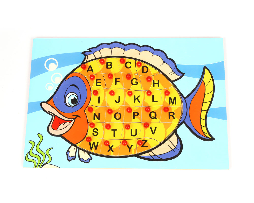 12105 Buchstabenpuzzle Fisch - Letter Puzzle Fish