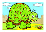 12110 Buchstabenpuzzle Schildkröte (Arabisch) - Letter Puzzle Turtle (Arabic)