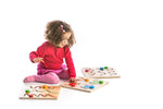 EduFun Montessori Schreibbrett Level 1 – Feinmotorik & Pinzettengriff Für Kinder Ab 2 Jahren