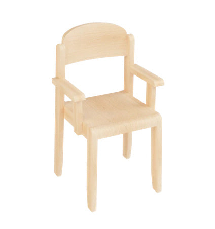 Elegance Holzstuhl mit Armlehne - Elegance Wooden Chair with Armrest