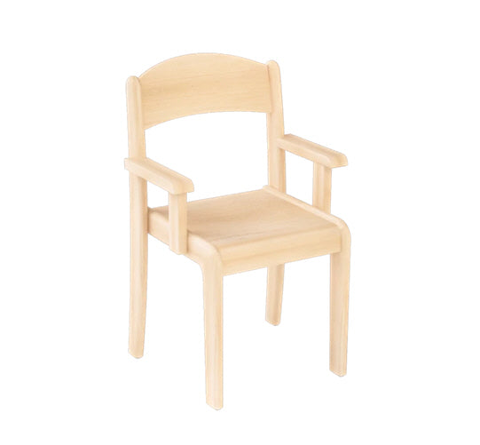 Holzstuhl mit Armlehne Delux - Wooden Chair with Armrest Delux
