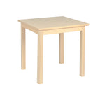 Elegance Holztische, Quadratisch - Elegance Wooden Tables, Square (60X60 cm)
