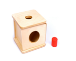 91011 Box mit großem Zylinder - Box With Big Cylinder Montessori edu fun edufun 