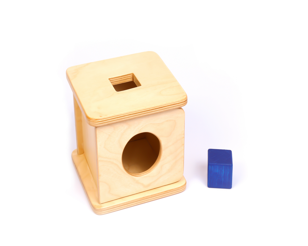 91012 Box mit Würfel - Box with Cube Montessori