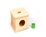 91014 Box mit rechteckigem Prisma - Box with Rectangular Prism Montessori