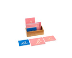 91060 Sandpapier - Kursive Buchstaben - Sand Paper Cursive Letters Montessori edu fun edufun 