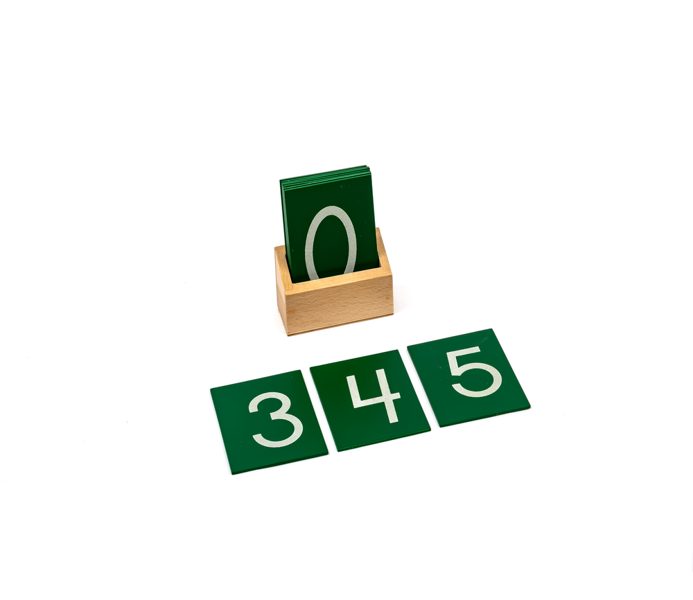 91085 Sandpapier Zahlen - Sand Paper Numbers Montessori