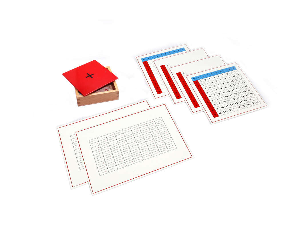 91318 Additionstabelle und Plättchen - Addition Chart and Tiles Montessori91322 Subtraktionsstreifentafel - Subtraction Strip Board Montessori  edu fun edufun 