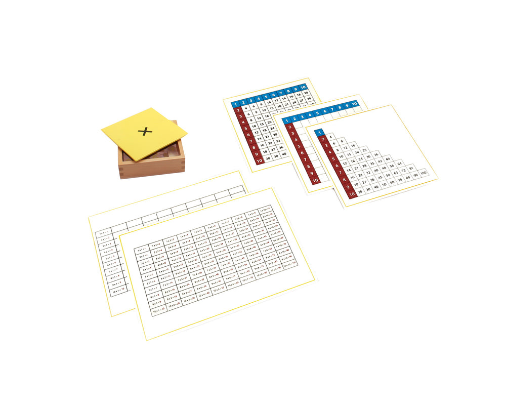 91319 Multiplikationstafel und -plättchen - Multiplication Chart and Tiles Montessori91322 Subtraktionsstreifentafel - Subtraction Strip Board Montessori  edu fun edufun 