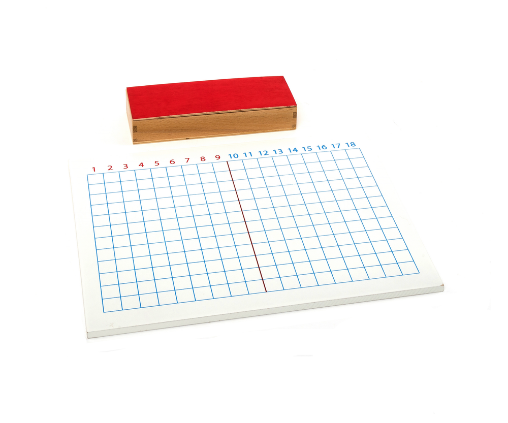 91322 Subtraktionsstreifentafel - Subtraction Strip Board Montessori edu fun edufun 