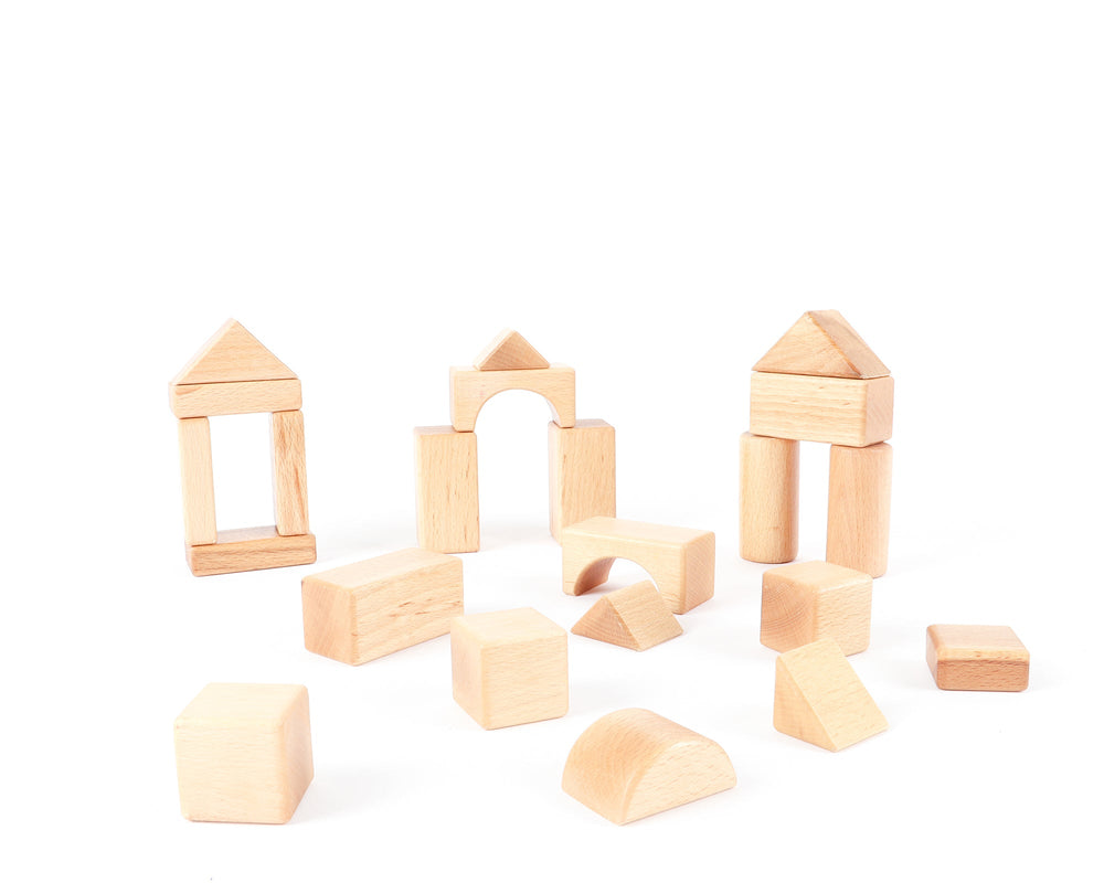 Miniature Buildblock Mini Building Blocks - Wooden - 31310 – Edu-Fun GmbH