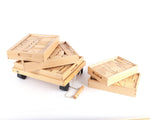 Natural Building Big Blocks With Trolley - 34250