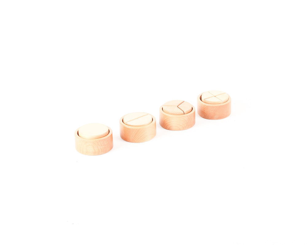 Natural Fraction Cups - Circle - 34255