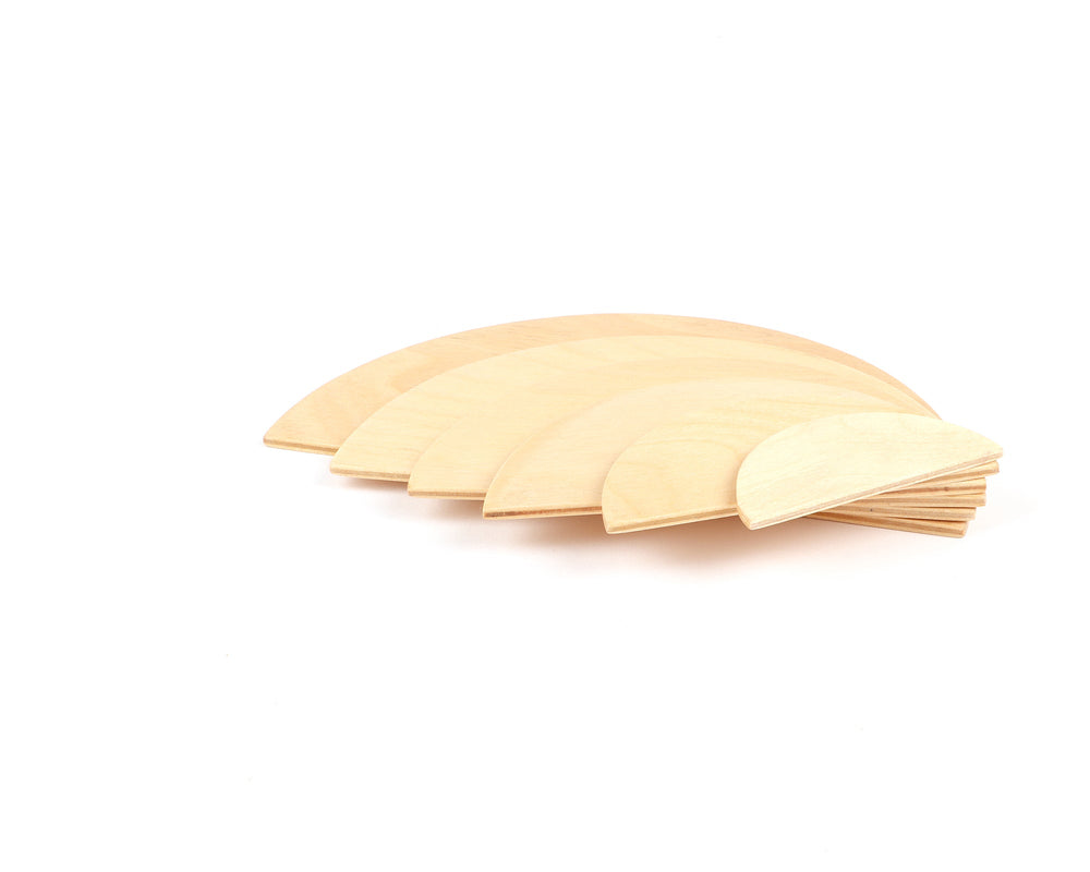 Wooden Grading Semicircles - Medium - 34340